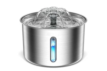 Stainless Steel Automatic Pet Water Fountain.
