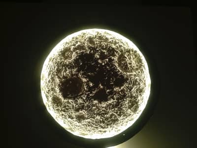 hand made moonlamp 2 FT 3D moon wall hanging lamp