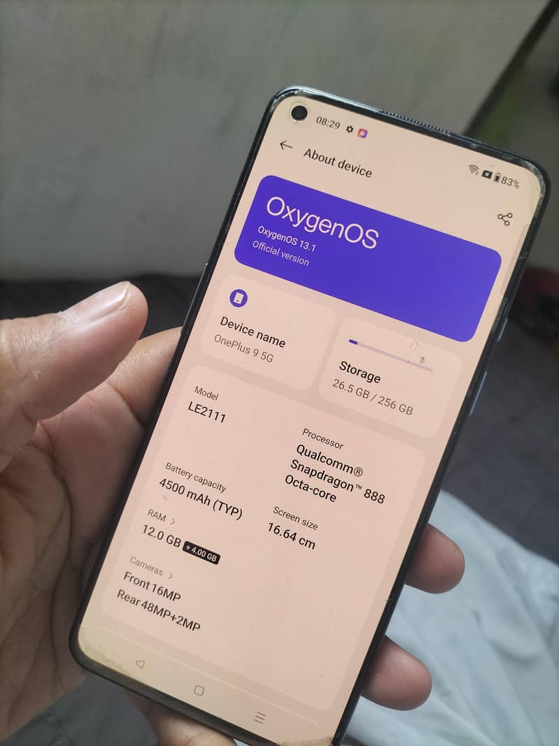 One Plus 9 12/256 0