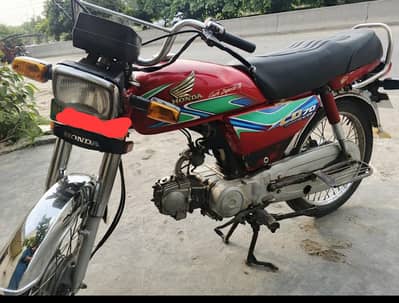 Honda 70 cc bike original document