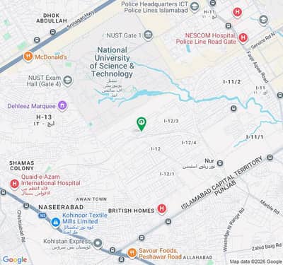 i-12/3 25*50 plot For Sale