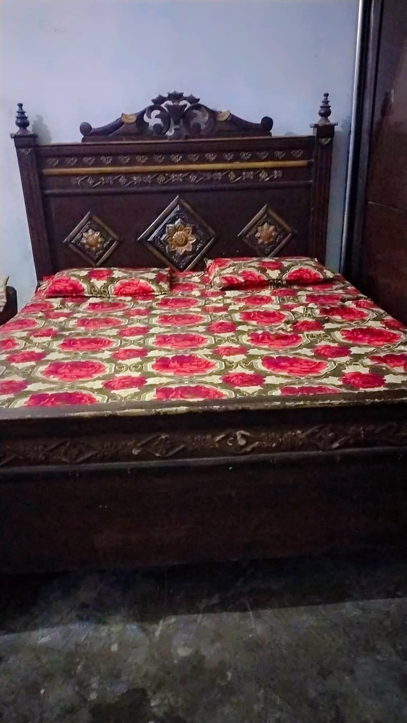 Bed with mattress 3