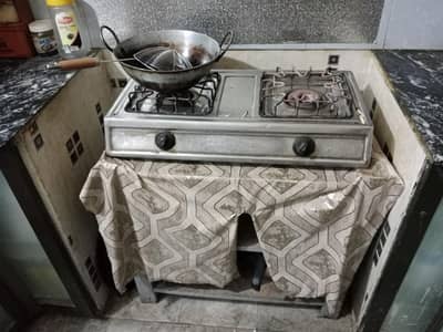 stove and stand