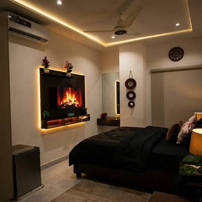 Furnished Studio Apartment Gulberg Lahore Per Day Rent