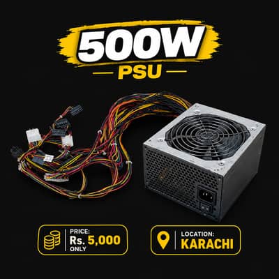 500W Cooler Master PSU – Rs. 5,000 | Karachi