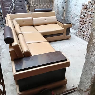 corner sofa new designer 2 month use. 03053815025