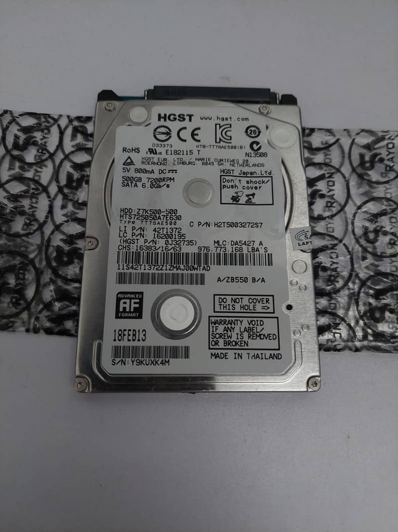 Hgst hard disk 500gb 1
