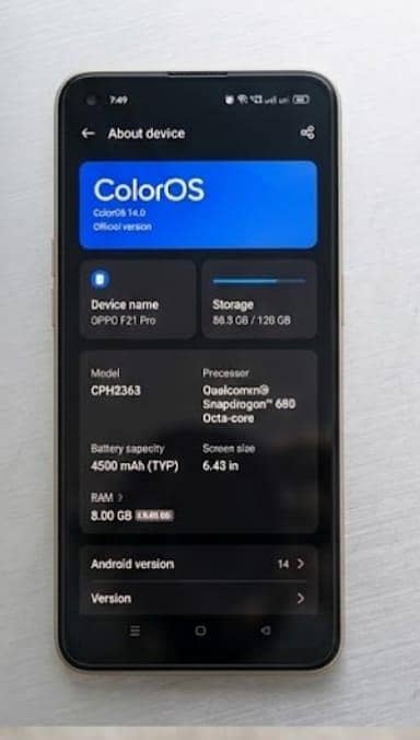 OPPO F21 Pro