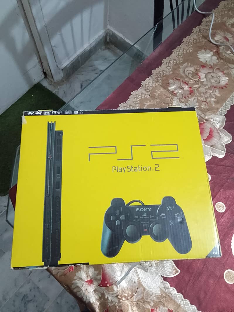 PS2 console with USB Loaded Games + 1 Controller & Memory Card 4
