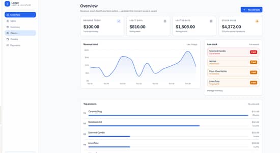 All-In-One Cloud POS, Digital Ledger & Inventory Software for Sale