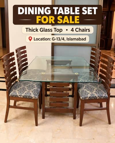 4-Chair Dining table