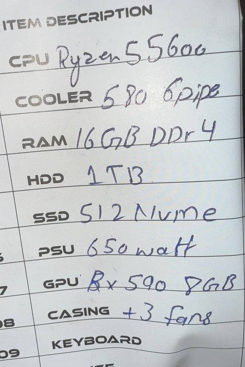 gaming PC 03214054686 8