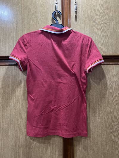 Pink Collar T shirt