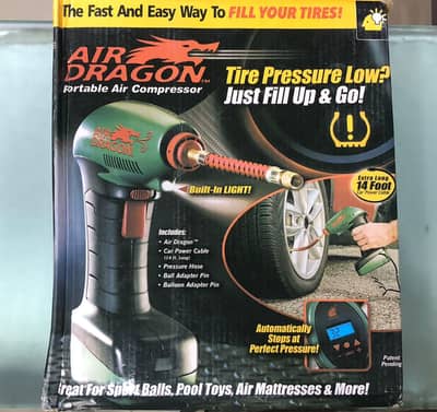 Air Dragon Portable Air Compressor for your car bike football etc