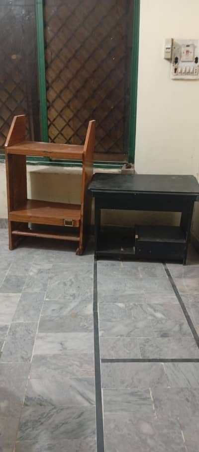 Urgent sale TV trali & computer table
