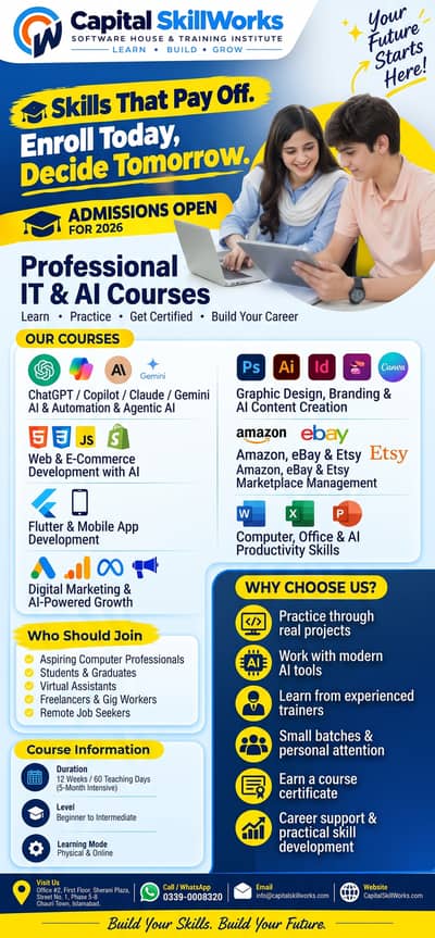 Professional IT, E-Commerce & Digital Marketing AI Courses