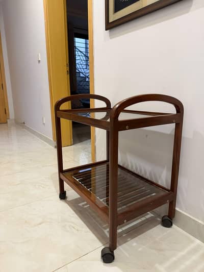 Wooden Tea Trolley