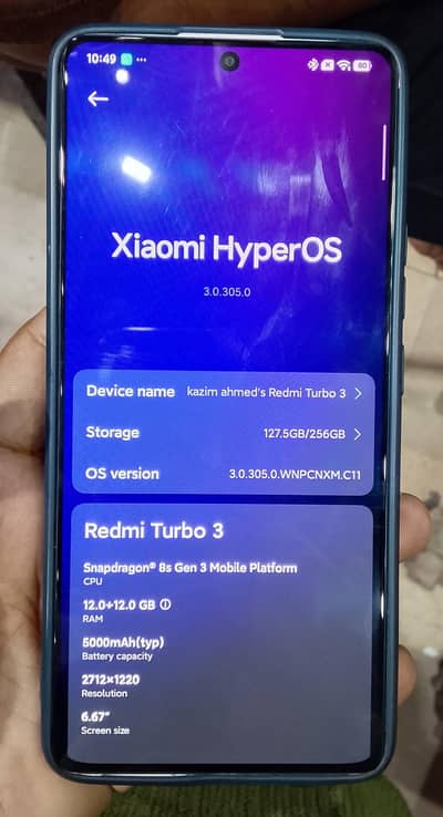 Redme turbo 3