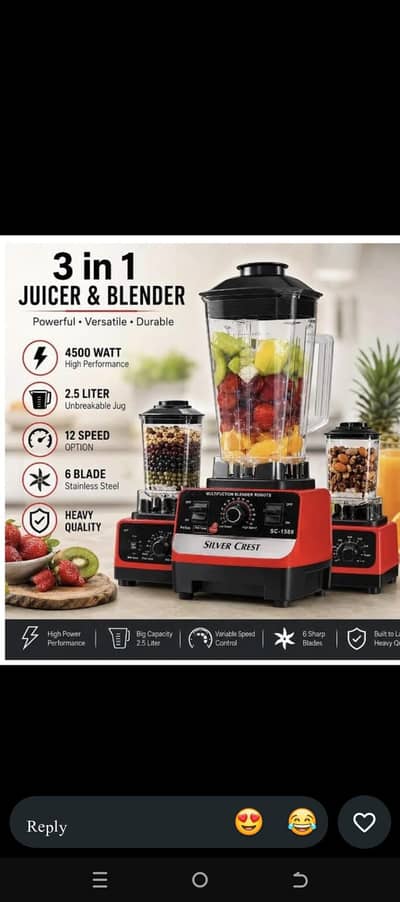3 in 1 juicer