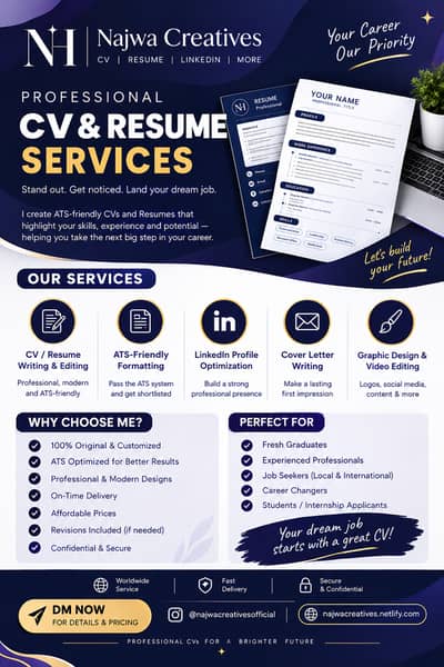 Professional ATS-Friendly CV & Resume Writing Services