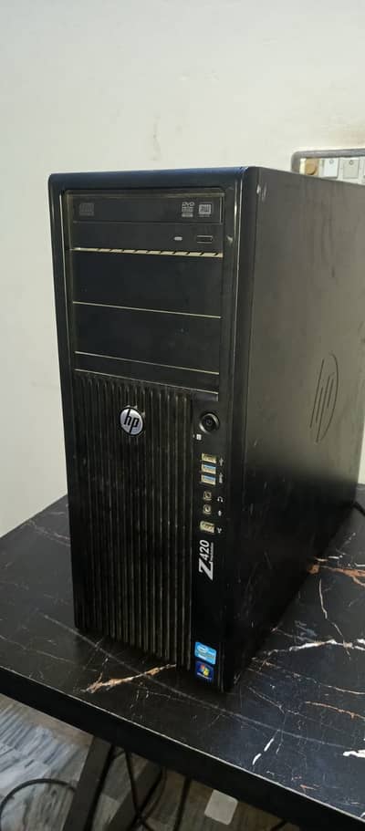HP Z420 Gaming PC | Xeon E5 | RX 580 4GB | 16GB | 256GB SSD | 1TB HDD