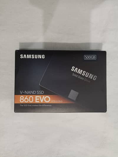 Samsung 500GB 860 EVO V-NAND SSD SATA 6Gb/s Health 100%