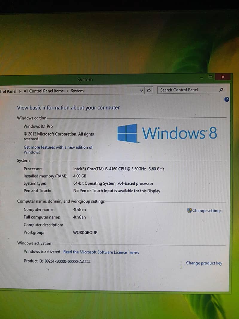 Fujitsu i3_4th generation 0