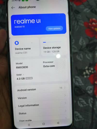 Realme C51 RMX 3830