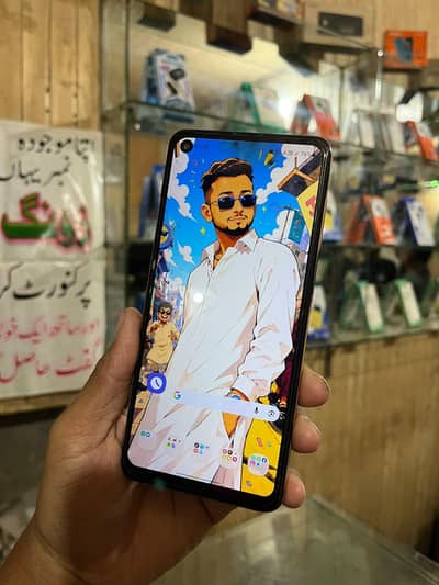 Samsung Mobile A21 with box officel pta approved penal ma neshan ha