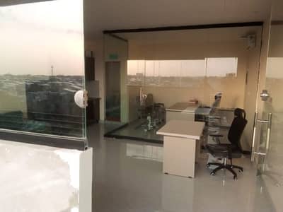Tile Floor Office Available For Rent In PIA Main Boulevard