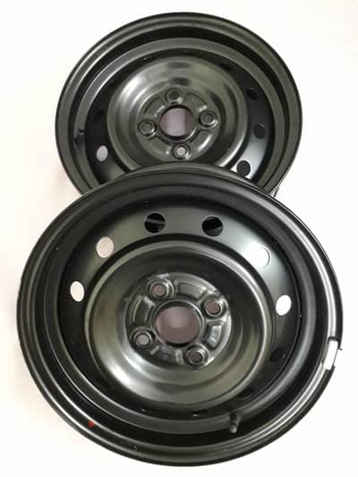 14 Inch PCD 4x100 Brand New & Geniune 4 Steel Rims Set