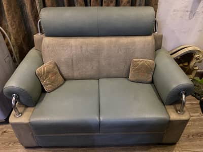 Leather sofa for sale urgent at very reasonable price