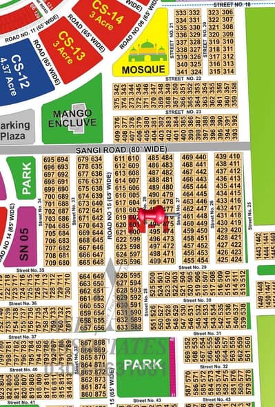 20 Marla Residential Plot For Sale In DHA Phase 1 - Sector N