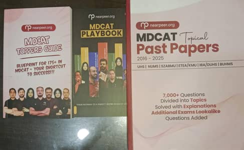 Nearpeer MDCAT Complete Booklet Bundle (Vol 1 & 2 + Past Papers )