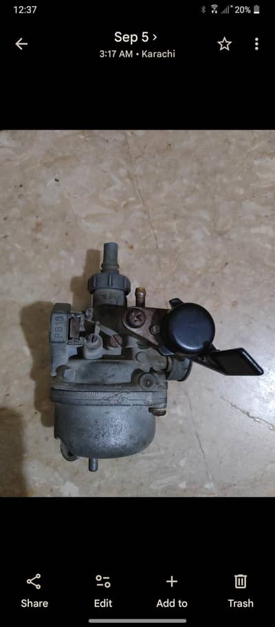 Hi Speed 70c Original Carburetor