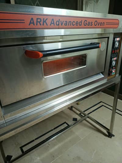Ark 1-Deck 2-Tray Pizza/Baking Oven with Heavy Duty Steel Stand