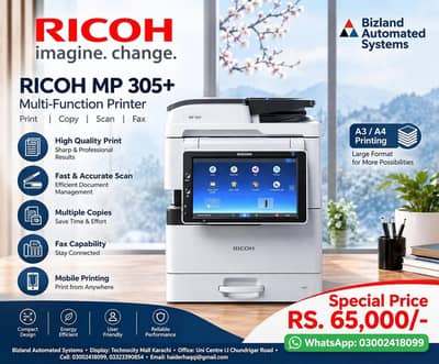 Ricoh Desktop reconditioned MP305+MFP Arrived!