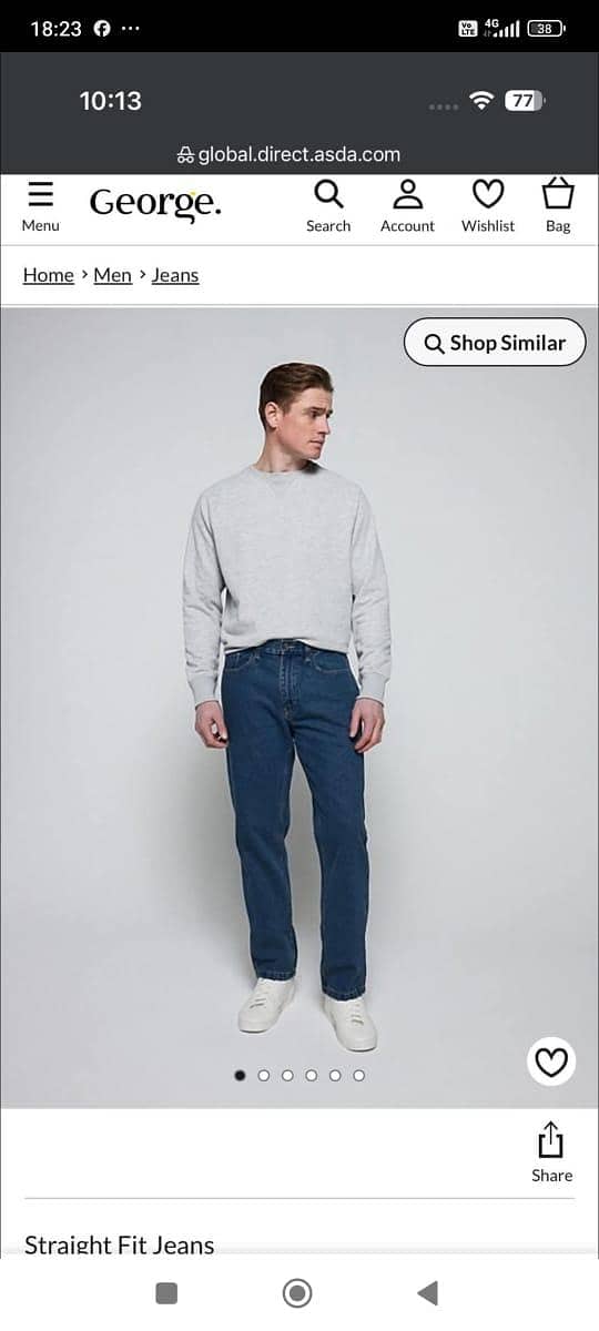 George jeans non stretchable 2