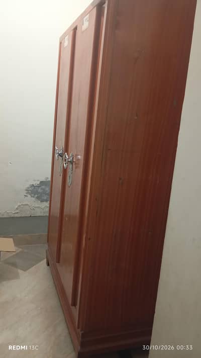 used like new heavy gage iron wardrobe