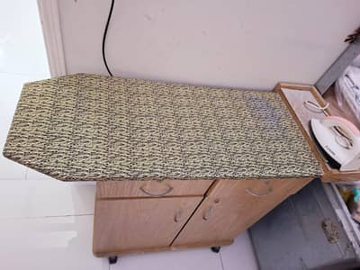 wooden iron stand