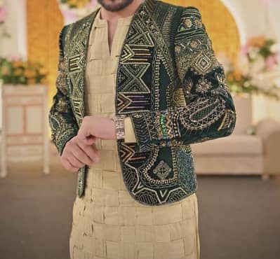 Designer coat n designer kurta