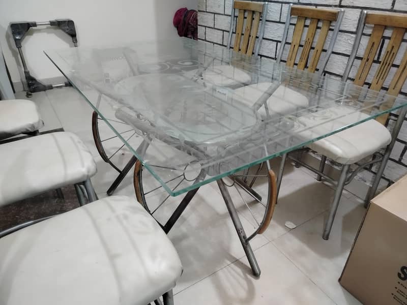 Dining Table  6 Chairs 0