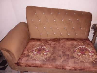 2 Seater Dewaan Sofa brown
