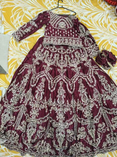 Beautiful Bridal Wedding Dress/Bridal Lehenga for sale