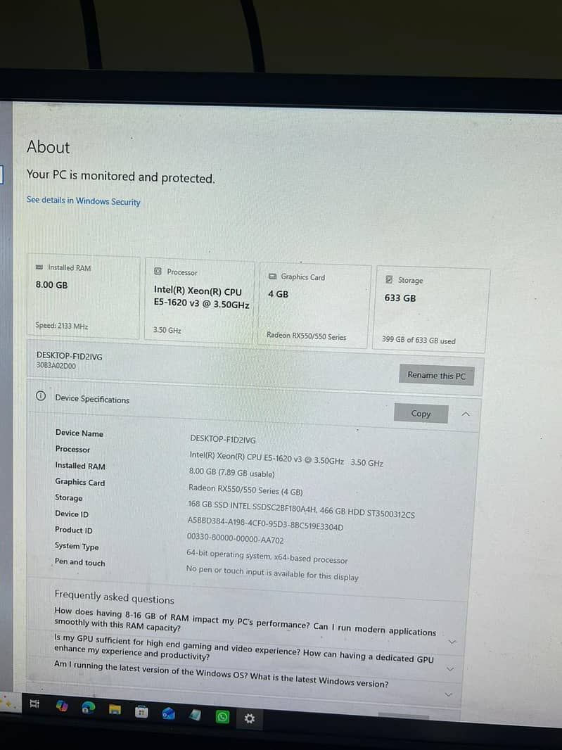 Gaming PC whole setup 3