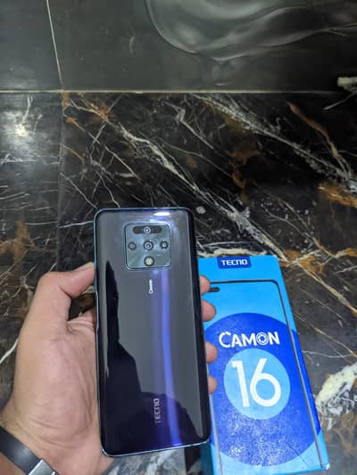 Tecno Camon 16 8/128 dual sim approved with box