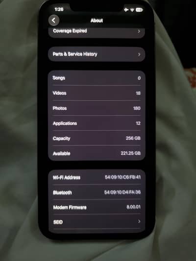 Apple iPhone 12 Pro Max 256 F. U