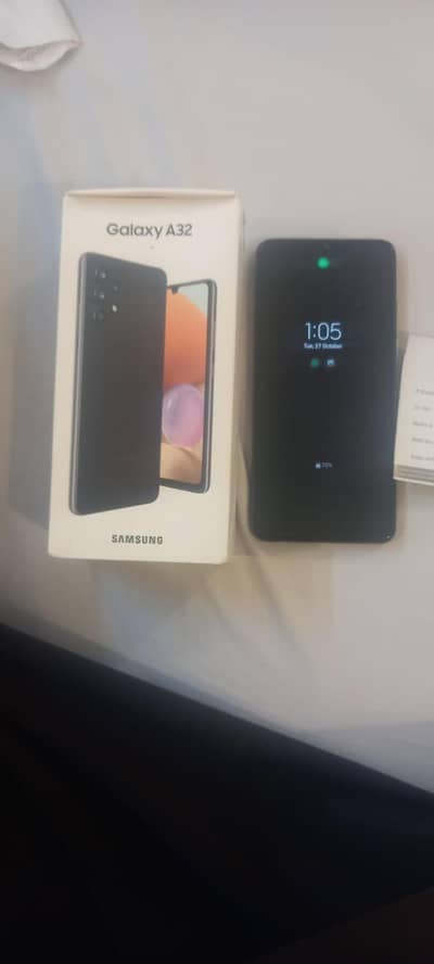 Samsung Galaxy A32 6/128GB Black – PTA Approved – Complete Box