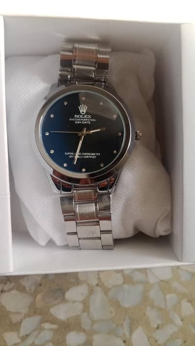 Silver colour  weated watch