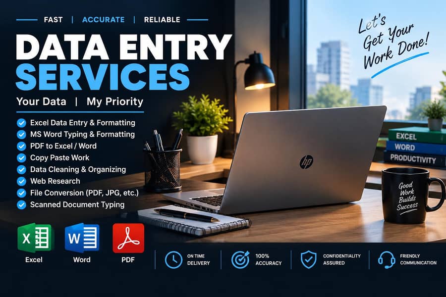 Excel Data Entry, Copy Paste & Data Sorting Services 0
